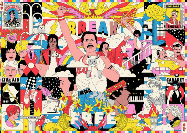 The World of Freddie Mercury Puzzle