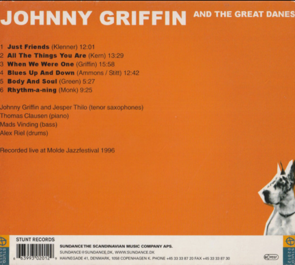 Johnny Griffin And The Great Danes ‎– Johnny Griffin And The Great Danes
