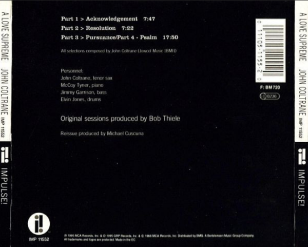 John Coltrane – A Love Supreme