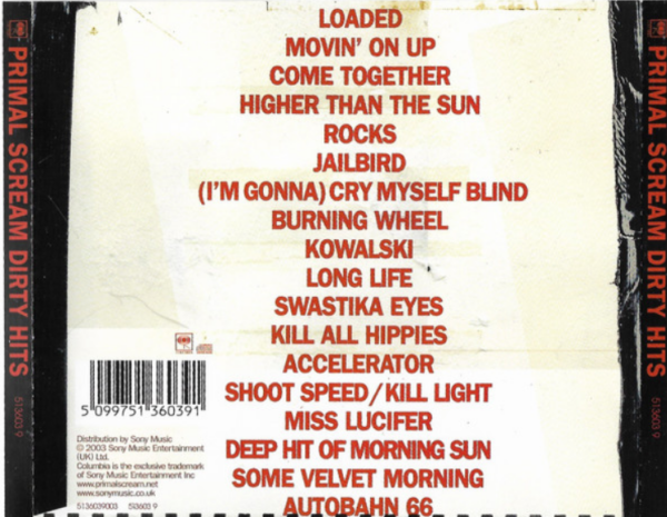 Primal Scream – Dirty Hits