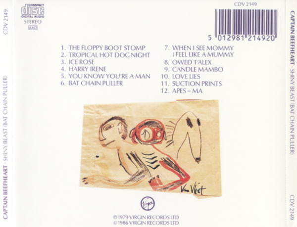 Captain Beefheart And The Magic Band ‎– Shiny Beast (Bat Chain Puller)
