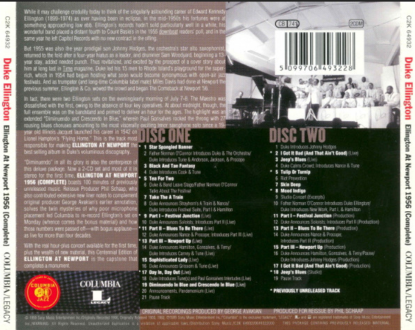 Duke Ellington – Ellington At Newport 1956 (Complete)