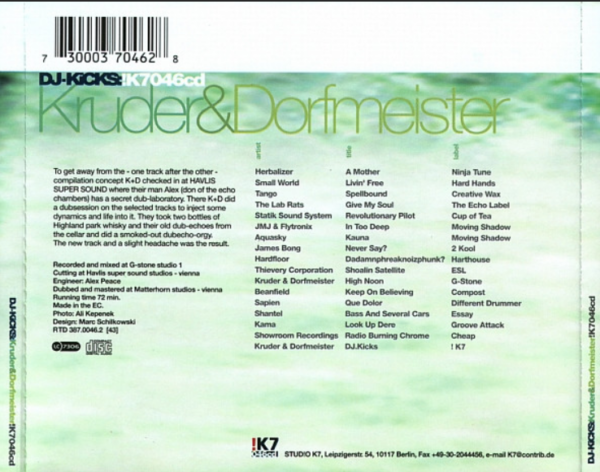 Kruder & Dorfmeister – DJ-Kicks: