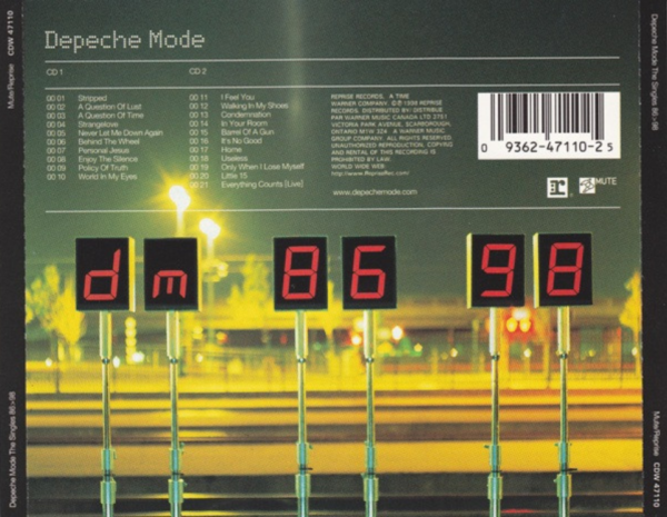 Depeche Mode - The Singles 86>98