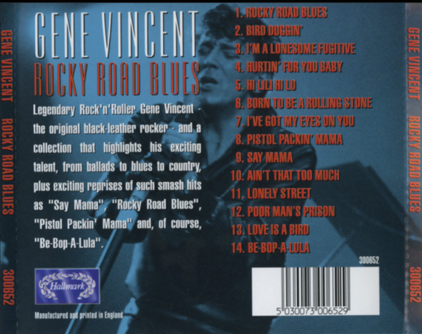 Gene Vincent ‎– Rocky Road Blues