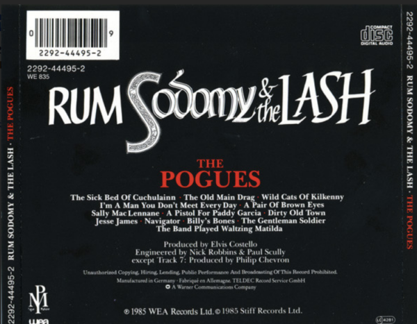 The Pogues – Rum, Sodomy & The Lash