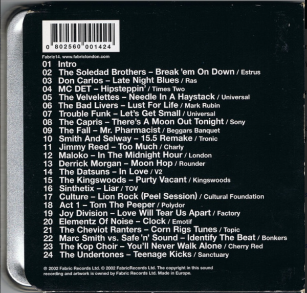John Peel ‎– FabricLive. 07