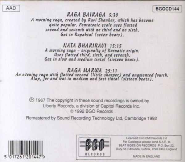 Ravi Shankar ‎– In New York