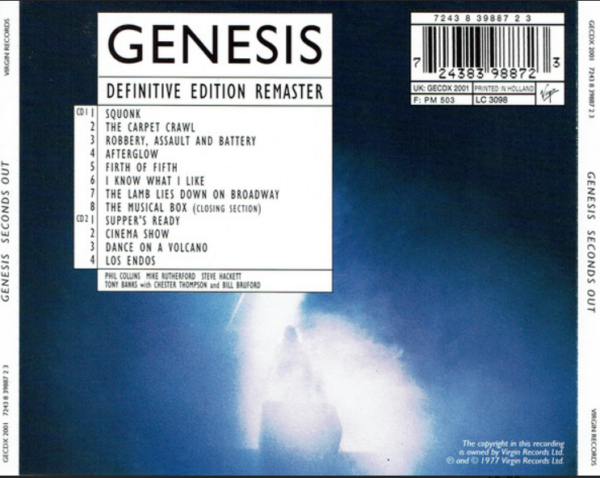 Genesis – Seconds Out