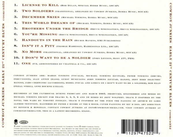 Cowboy Junkies – Early 21st Century Blues