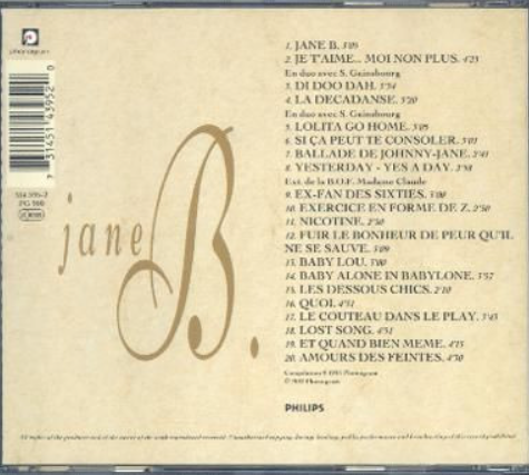 Jane Birkin ‎– Jane B.