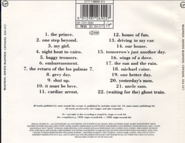 Madness – Divine Madness