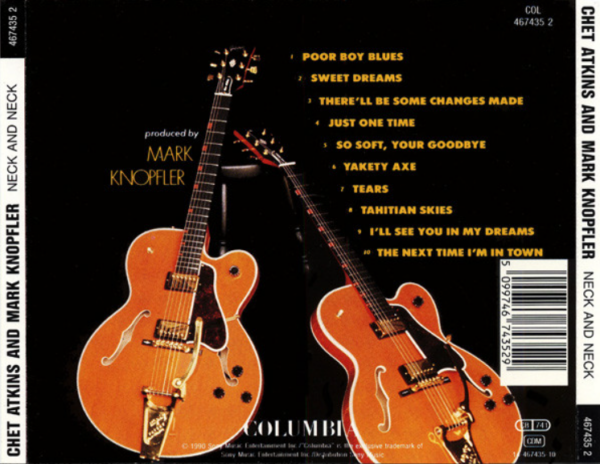 Chet Atkins And Mark Knopfler ‎– Neck And Neck